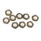 Crofta 50 Pieces Faux Pearl Buttons Flatback for Decoration DIY 25mm