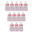 Crofta 12pcs Small Plastic Bottles for Baby Shower Party Favours Kids Gift Bag Fillers Candy Filling Bottles Pink