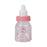 Crofta 12pcs Small Plastic Bottles for Baby Shower Party Favours Kids Gift Bag Fillers Candy Filling Bottles Pink