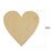 Wooden Blank Heart Embellishments for DIY Crafts 50 x 3mm 25pcs