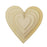 Wooden Blank Heart Embellishments for DIY Crafts 50 x 3mm 25pcs