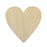 Wooden Blank Heart Embellishments for DIY Crafts 100 x 3mm 5pcs