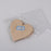 Wooden Blank Heart Embellishments for DIY Crafts 100 x 3mm 5pcs