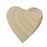 Wooden Blank Heart Embellishments for DIY Crafts 100 x 3mm 5pcs