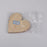 Wooden Blank Heart Embellishments for DIY Crafts 120 x 3mm 5pcs