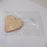 Wooden Blank Heart Embellishments for DIY Crafts 150 x 3mm 5pcs