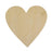 Wooden Blank Heart Embellishments for DIY Crafts 150 x 3mm 5pcs