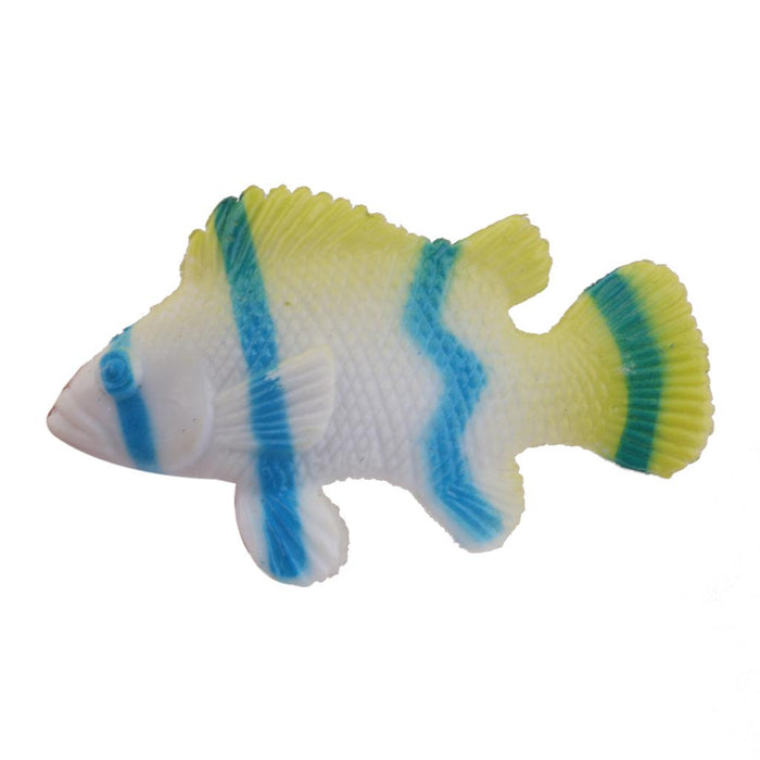 Crofta Plastic Artificial Angel Fish Animals Toy Model 12pcs Colorful