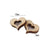 3mm Wooden Blank Hollow Heart Embellishments DIY Crafts 10mm 100pcs