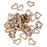 3mm Wooden Blank Hollow Heart Embellishments DIY Crafts 30mm 50pcs