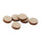 3mm thick Round Wooden Embellishments for DIY Crafts 100pcs 10mm