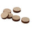 3mm thick Round Wooden Embellishments for DIY Crafts 100pcs 10mm