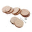 Crofta Wooden Round Shaped Embellishments Card Making Scrapbooking Decoupage Sign Making Plaques DIY Craft Supplies PACK OF 100PCS 20mm