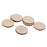 Crofta Pack of 100 Unfinished Wooden Shape Circle Round Embellishments for DIY Crafts Scrapbooking 30mm