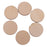 3mm thick Round Wooden Embellishments for DIY Crafts 50pcs 30mm