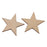 3mm Thick Star Shape Wooden Embellishments for DIY Crafts 25pcs 50mm