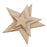 3mm Thick Star Shape Wooden Embellishments for DIY Crafts 10pcs 80mm