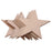 3mm Thick Star Shape Wooden Embellishments for DIY Crafts 10pcs 80mm