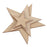 3mm Thick Star Shape Wooden Embellishments for DIY Crafts 10pcs 100mm