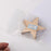 3mm Thick Star Shape Wooden Embellishments for DIY Crafts 10pcs 100mm