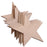 3mm Thick Star Shape Wooden Embellishments for DIY Crafts 10pcs 100mm