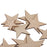 3mm Thick Star Shape Wooden Embellishments for DIY Crafts 50pcs Mix Size