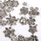 Crofta 100 Pieces Tibetan Silver Mixed Flowers Charms Pendant Beads Making Findings