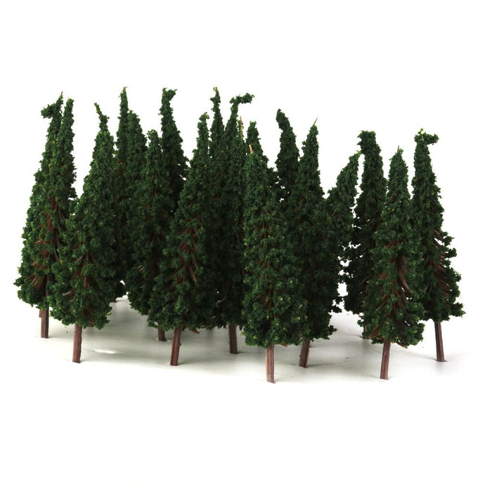 Crofta 150 HO Scale Cedar Model Trees Train Railway Diorama Scenery