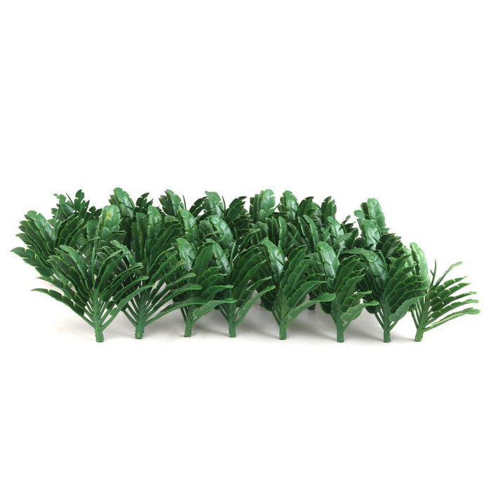 Traveller's Palm Trees Model Train Railroad Scenery 1:70 50pcs Green