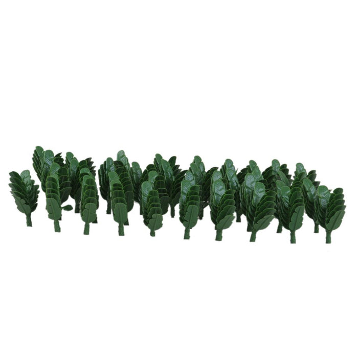 Traveller's Palm Trees Model Train Railroad Scenery 1:300 50pcs Green