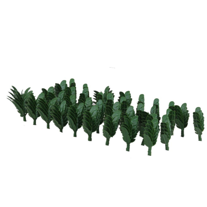 Traveller's Palm Trees Model Train Railroad Scenery 1:300 50pcs Green