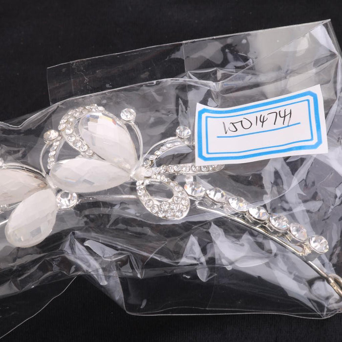 Wedding Bridal Crystal Tiara Rhinestone Crown Headband Butterfly Pattern