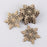 10x Shabby Laser Cut Wood Embellishment Santa Snowflake Xmas Tree Decor 3