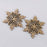 10x Shabby Laser Cut Wood Embellishment Santa Snowflake Xmas Tree Decor 3