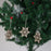 10x Shabby Laser Cut Wood Embellishment Santa Snowflake Xmas Tree Decor 3