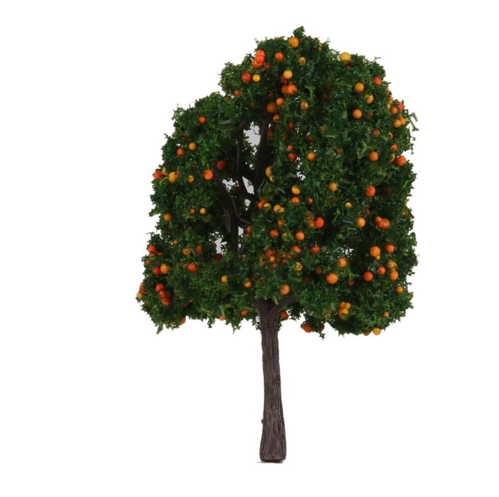 20pcs Model Orange Fruit Trees Train Railway Layout Scale 1/100 6CM