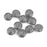 10pcs Antique Silver Alloy Round Spacer Beads 14mm