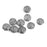 10pcs Antique Silver Alloy Round Spacer Beads 14mm