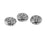 10pcs Antique Silver Alloy Round Spacer Beads 14mm