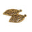 20pcs Gold Alloy Tree Leaf Jewelry Making Pendant Charms