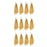 12pcs Golden Tassel Pendants Charms Jewelry Craft Making DIY