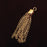 12pcs Golden Tassel Pendants Charms Jewelry Craft Making DIY