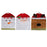 3pcs Christmas Chair Cover Santa Snowman Deer Pattern