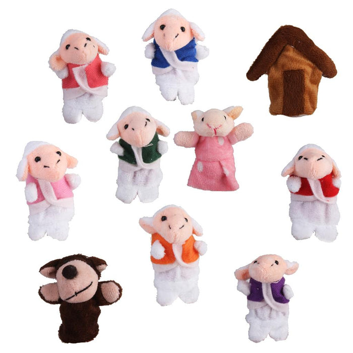 The Wolf and Seven Little Lambs Finger Puppets Nursery Rhyme/Fairy Tale