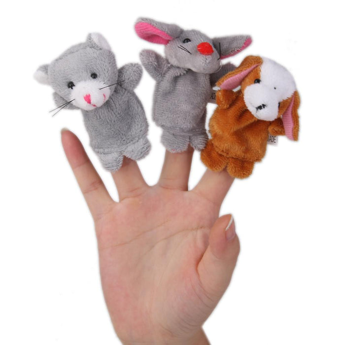 8pcs/set The Carrot Finger Puppets Nursery Rhyme/Fairy Tale