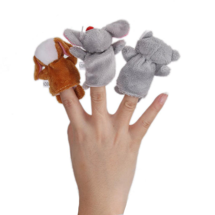 8pcs/set The Carrot Finger Puppets Nursery Rhyme/Fairy Tale