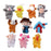 Crofta Old MacDonald Farm Animals Finger Puppets Kids Favor Toys 10pcs