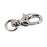 10pcs Swivel Trigger Snap Hooks Silver 34x13mm