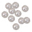 10pcs Crystal Faux Pearl Buttons Shank Decoration DIY Craft 21mm White