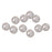 10pcs Crystal Faux Pearl Buttons Shank Decoration DIY Craft 21mm White